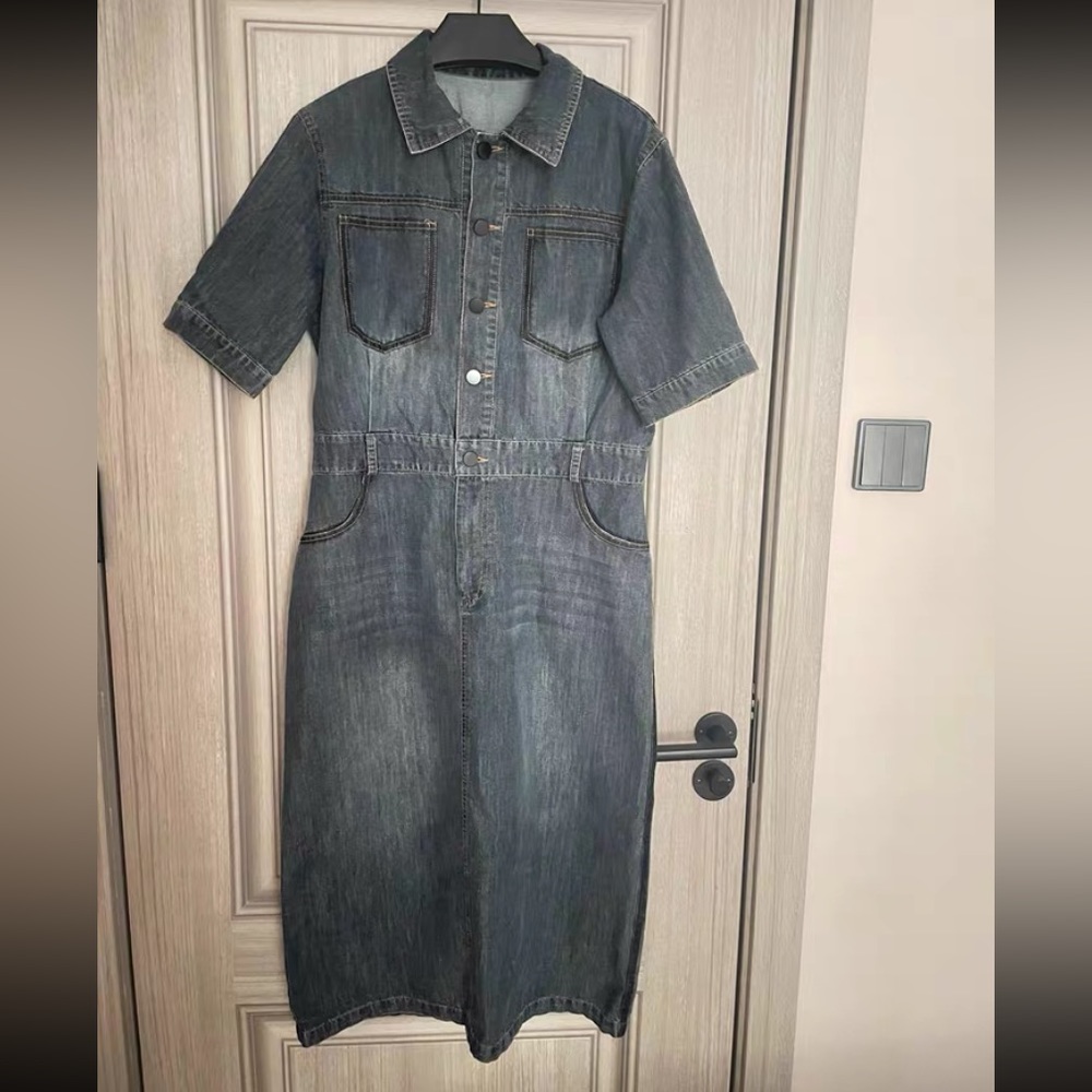 Denim dress